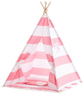 CLP Spielzelt Esna mit Fenster Indoor, Farbe:pink gestreift