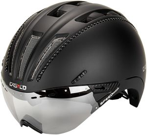 Casco ROADster Plus inkl. Visier, Farbe:schwarz matt, Größe:L (58-60 cm)