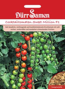 Dürr-Samen - Kirsch-Tomaten Sweet Million F1 - Saatgut - 1090