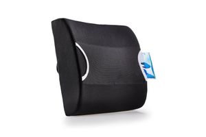 Maximex Rückenstütze für Bürostuhl verstellbar schwarz für Bürostühle