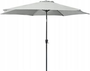 Parasol ogrodowy ORLANDO 3m z pokrowcem szary