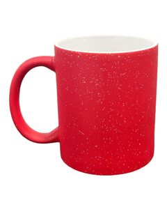 1 Stk. Zaubertasse "Glitzer Edition", Rot, Sublimation