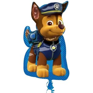 Paw Patrol - Geformt - Folienballon - Folie SG29943 (Einheitsgröße) (Blau/Braun)