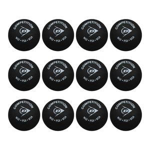 Dunlop - Squash-Bälle  12er-Pack CS1518 (Einheitsgröße) (Schwarz/Weiß)