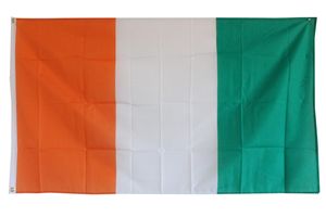 Große Fahne Flagge "Elfenbeinküste" 90*150cm Hissfahne Hissflagge mit Ösen für Fahnenmast WM Sport Fan Banner Fanartikel