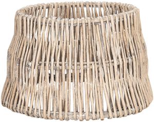 Clayre & Eef Lampenschirm Ø 25x16 cm Beige Rattan Rund