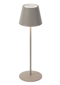 Voss LED Tischleuchte Lys 38 cm taupe Farbwechsel Dimmfunktion Touch Lampe