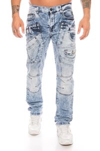 Cipo & Baxx Herren Jeans BJ5980 Blau, W34/L34
