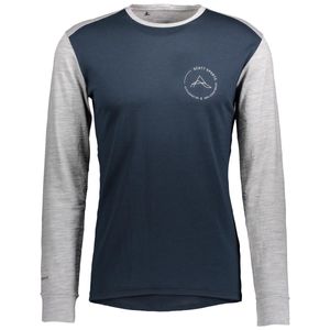 Scott Defined Merino Langarm-t-shirt Blau M Mann Blau M
