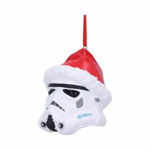 Nemesis Now Original Stormtrooper Christbaumanhänger Santa Hat 8 cm