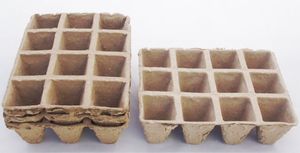 Anzuchttöpfe Anzuchtplatten Anzucht von Jungpflanzen quadratische Form 4 cm für 216 Pflanzen