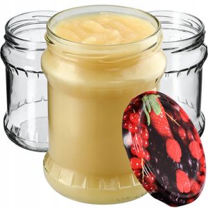 KADAX Einmachgläser mit Deckel "Kisko", Marmeladengläser, Einweckgläser, 500 ml, Beeren, 16 Stück