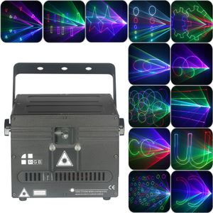 1000mW Lasereffekt Bühnenlicht 3D RGBW DMX/ILDA Animation Grafik Lasereffekt Bühnenbeleuchtung für DJ Disco Party