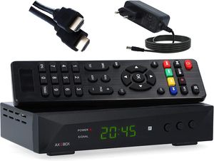 Red Opticum SBOX mit PVR + HDMI Kabel -Aufnahmefunktion, AAC-LC Audio, PVR, HDMI, SCART, USB, Coaxial - Timeshift & Einkabel tauglich