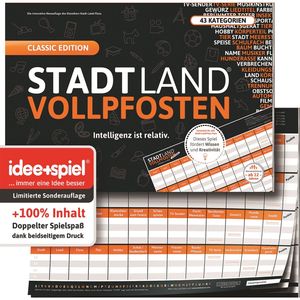 Stadt Land Vollpfosten - Classic Edition Sonderedition