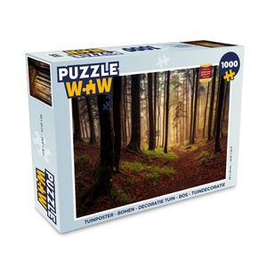 MuchoWow® Puzzle 1000 Teile Bäume - Natur - Wald - Erwachsene - Rätsel
