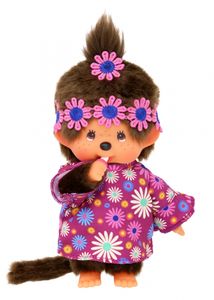Monchhichi Meisje Flower Power 20 cm