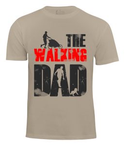Cotton Prime® Fun-Shirt "THE WALKING DAD" L beige
