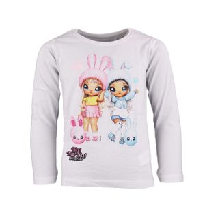 NA! Na! Na! Surprise Mädchen Kinder Langarmshirt – Weiß / 104 NA! Na! Na! Surprise Mädchen Kinder Langarmshirt – Weiß / 104