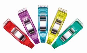 Clover Mini Stoffklammern Mini Wonder Clips in verschiedenen Ausführungen : Farbig sortiert 50er Pack Farbe: Farbig sortiert Packungsgröße: 50er Pack