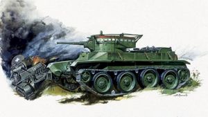 Zvezda 1:100 WWII Sovjet BT-5 Panzer
