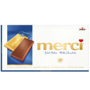Storck Merci jemná krémová čokoláda jednotlivě balené mini tyčinky 100g