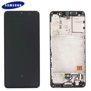 Originálny Samsung Galaxy A41 2020 A415 LCD displej Dotykový displej Digitizer Bildschirm (Service Pack) Black GH82-22860A / GH82-23019A