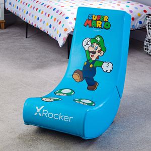 X Rocker Gaming-Stuhl »Nintendo Super Mario Floor Rocker Gaming Sessel für Kinder - Luigi Design
