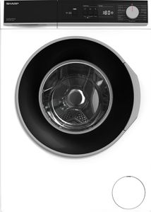 Waschmaschine 8kg Weiß AquaStop DoubleJet LED-Display A Sharp ES-NFA814BW1NA-DE