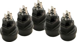 1/2/3/5 Reiseadapter Schutzkontakt auf USA YL-1223 - Menge: 5 Stück