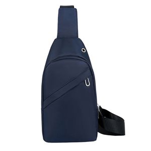 Brusttasche in Dunkelblau, Umhängetasche, Schultertasche, Cross Body Sling Bag für Freizeit & Sport