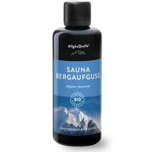 AllgäuQuelle Bergaufguss Saunaaufgussmit 100% Naturreine-Öle Atemwohl Eukalyptus Minze Salbei