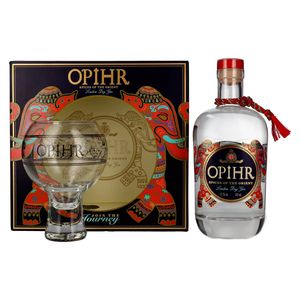 Opihr ORIENTAL SPICED London Dry Gin alc. 42,5% vol. 0,7L + Glas Geschenk-Set