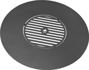 Grilovací deska pro ohnivou mísu 102 cm s grilovacím roštem 50 cm grilovací rošt