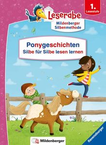 Leserabe - Sonderausgaben: Ponygeschichten - Silbe für Silbe lesen lernen
