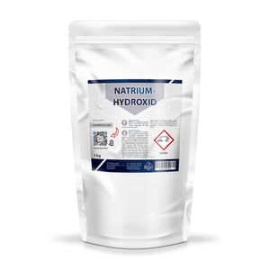 Natriumhydroxid, Ätznatron, NaOH, kaustisches Soda | 1kg Perlen, z.B. Herstellung von Seife