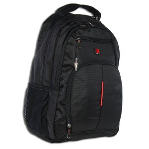Travel N Meet Polyesterový batoh Dámská sportovní taška černá 33x20x47 ORD4202S