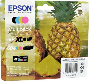 EPSON 604/604XL T10H94  schwarz, cyan, magenta, gelb Druckerpatronen, 4er-Set