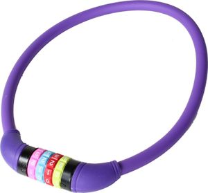 M-Wave DS 12.6,5 S Fahrradschloss Kinder Zahlenschloss lila