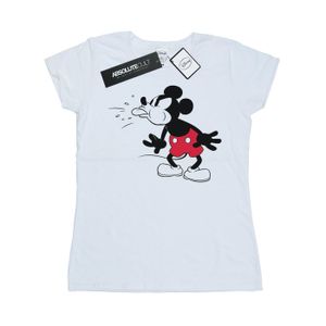 Disney - Dámské tričko "Mickey Mouse Tongue" BI31335 (L) (Bílá)