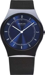 BERING Ceramic Herrenuhr schwarz/blau 32039-440