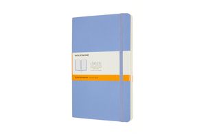 Moleskine Notizbuch Classic Collection Groß (13x21) - mit weichem Einband - 70g-Papier - Liniert - Hortensien Blau