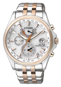 Citizen - Zegarek na rękę - Damski - Elegancki zegarek Eco-Drive sterowany radiowo FC0014-54A