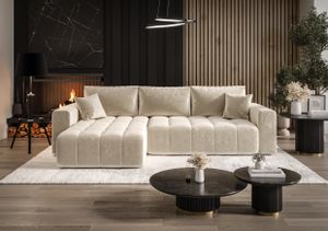 Ecksofa mit Schlaffunktion MILO L Monolith 02 Links