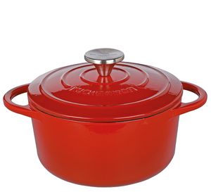 Küchenprofi Bratentopf rund, 20 cm classic red 401000420