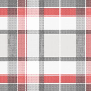 Sovie HOME Tischdecke Marc in Rot-Schwarz aus Linclass® Airlaid 80 x 80 cm, 1 Stück - kariert