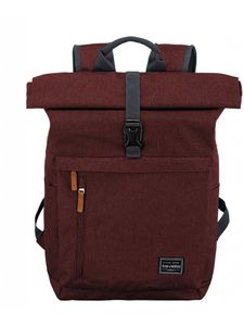 Travelite Basics Rollup Rucksack Daypack Backpack Kurierrucksack 96310, Farbe:Bordeaux