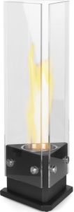Moritz Ethanol Kamin Tischkamin I 51 x 20 x 17 cm I Tischfeuer Dreieck I 500 ml Edelstahldose I Bioethanol Kamin IEthanol Kaminofen Indoor Outdoor I Innen Außen I Bioethanol Brenner I Brennertopf