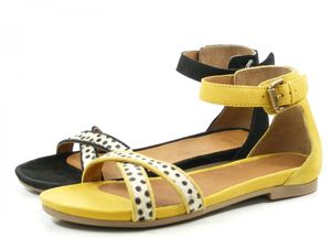 SPM 40496982 Nantes Schuhe Damen Sandalen, Größe:41 EU, Farbe:Gelb