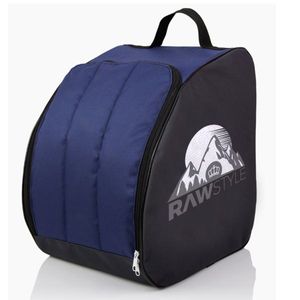 Rawstyle Skischuh Tasche Rucksack Wintersport Skischuhe Bag MOD 2 (schwarz-blau)